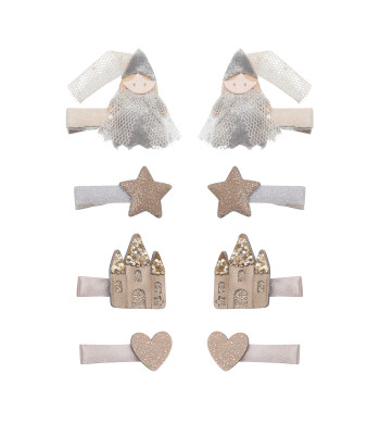 Mimi & Lula Mini Saç Toka Set (8 Adet) // Princess & Castle