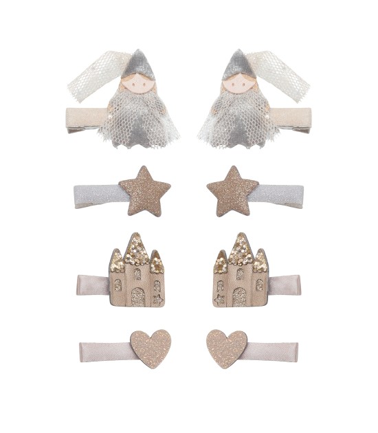 Mimi & Lula Mini Saç Toka Set (8 Adet) // Princess & Castle