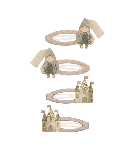 Mimi & Lula Saç Toka Set (4 Adet) // Princess