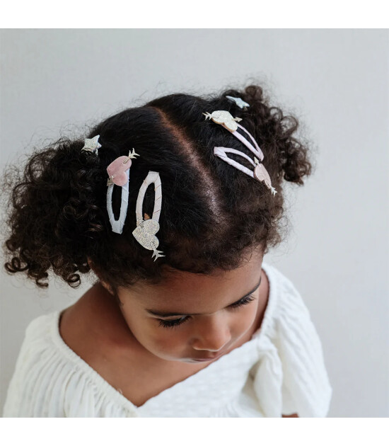 Mimi & Lula Saç Toka Set (4 Adet) // Cupid Heart