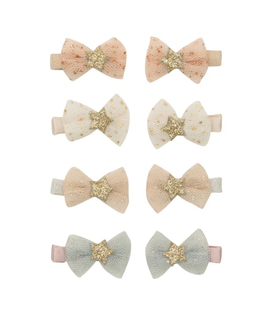 Mimi & Lula Mini Saç Toka Set (8 Adet) // Tutu Bow