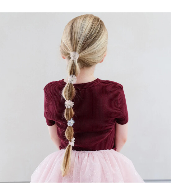 Mimi & Lula Mini Lastik Saç Toka Set (8 Adet) // Tutu Bow