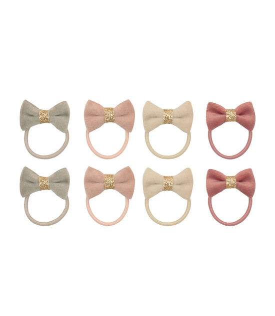 Mimi & Lula Mini Lastik Saç Toka Set (8 Adet) // Tinkerbell Velvet
