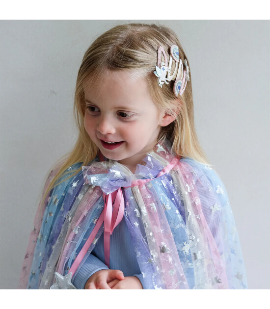 Mimi & Lula Saç Toka Set (4 Adet) // Winged Unicorn & Rainbow