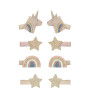 Mimi & Lula Mini Saç Toka Set (8 Adet) // Celeste Unicorn