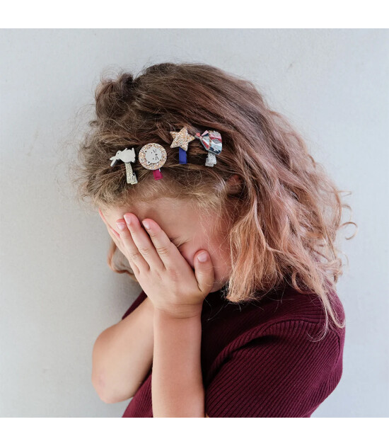 Mimi & Lula Mini Saç Toka Set (8 Adet) // Circus
