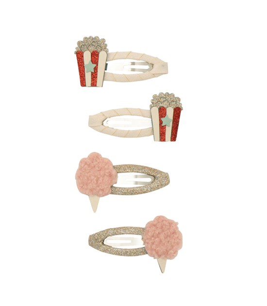 Mimi & Lula Saç Toka Set (4 Adet) // Popcorn & Candyfloss