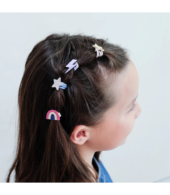 Mimi & Lula Mini Lastik Saç Toka Set (8 Adet) // Rainbow