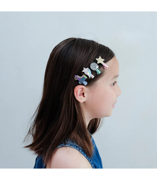 Mimi & Lula Mini Saç Toka Set (8 Adet) // Disco Diva