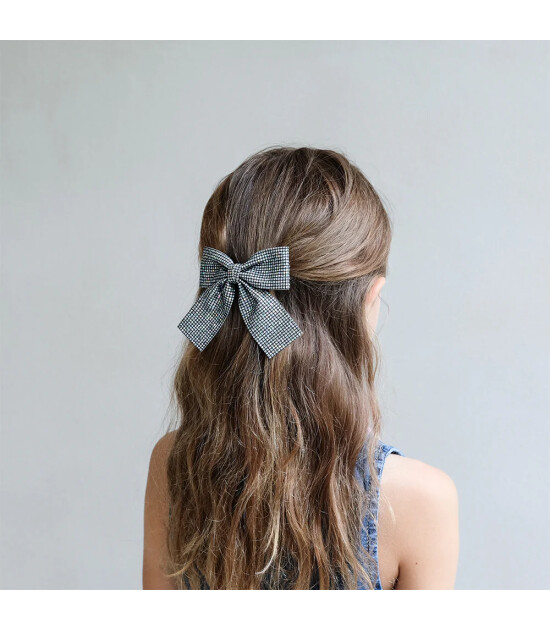 Mimi & Lula Saç Toka Oversized Bow // Disco Ball