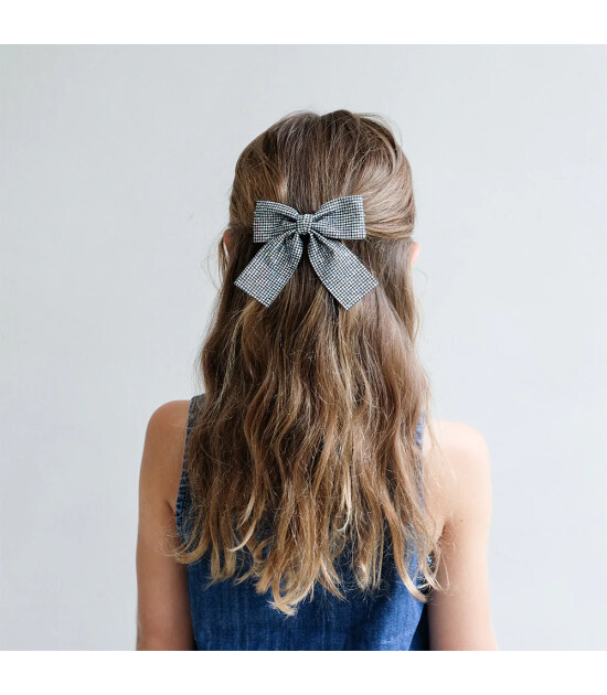 Mimi & Lula Saç Toka Oversized Bow // Disco Ball