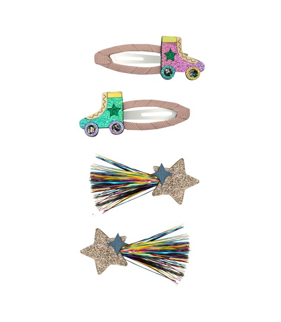 Mimi & Lula Saç Toka Set (4 Adet) // Rollerskate