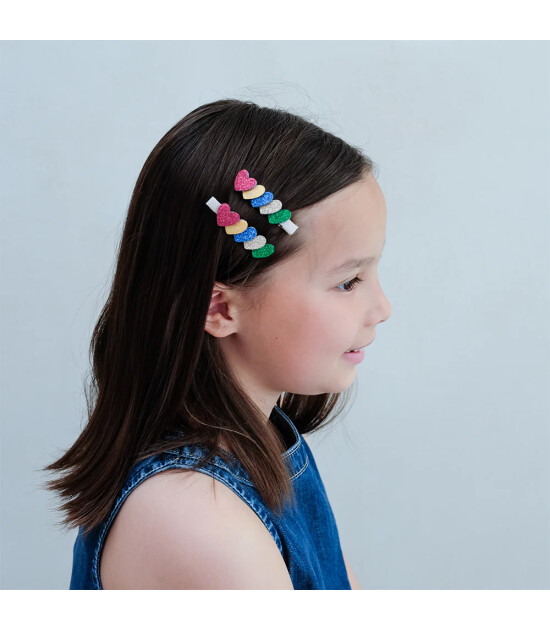 Mimi & Lula Saç Toka Set (2 Adet) // Jazzy Layered Heart