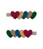 Mimi & Lula Saç Toka Set (2 Adet) // Jazzy Layered Heart