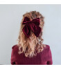 Mimi & Lula Saç Toka Set (2 Adet) // Tartan Agnes Bow - Red