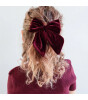 Mimi & Lula Saç Toka Set (2 Adet) // Tartan Agnes Bow - Red