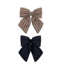 Mimi & Lula Saç Toka Set (2 Adet) // Stripe Agnes Bow