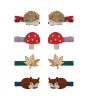 Mimi & Lula Mini Saç Toka Set (8 Adet) // Autumn Woodland