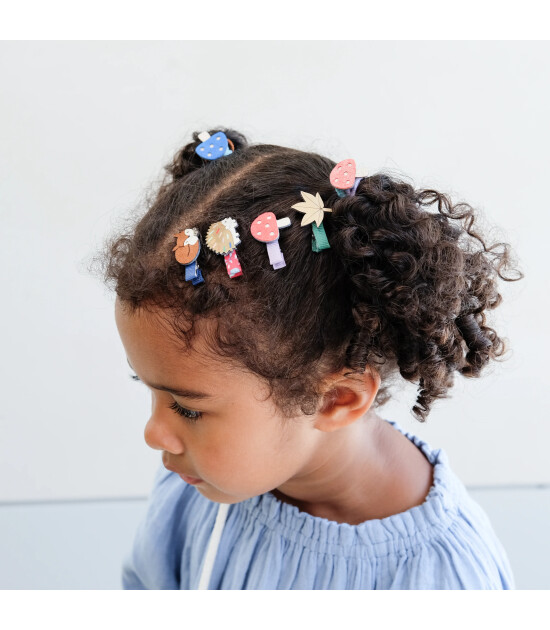 Mimi & Lula Mini Saç Toka Set (8 Adet) // Autumn Woodland
