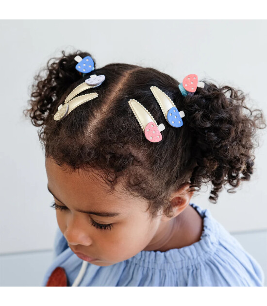 Mimi & Lula Mini Lastik Saç Toka Set (8 Adet) // Toadstool