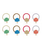 Mimi & Lula Mini Lastik Saç Toka Set (8 Adet) // Toadstool