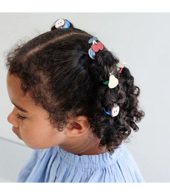 Mimi & Lula Mini Lastik Saç Toka Set (8 Adet) // Fruity