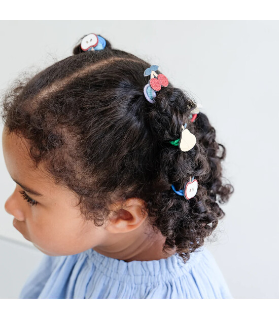 Mimi & Lula Mini Lastik Saç Toka Set (8 Adet) // Fruity