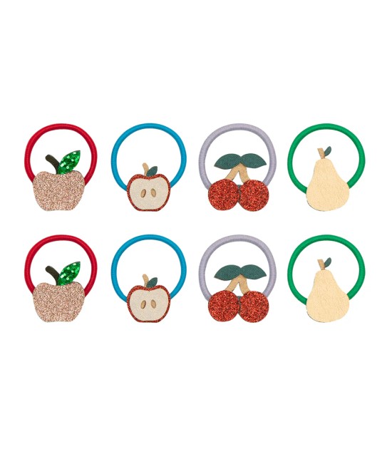 Mimi & Lula Mini Lastik Saç Toka Set (8 Adet) // Fruity