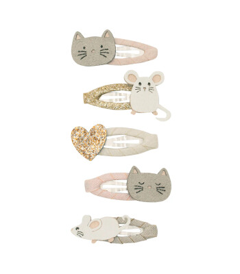 Mimi & Lula Mini Toka Set (5 Adet) // Cat & Mouse