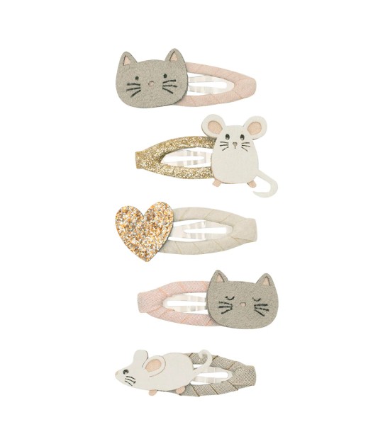 Mimi & Lula Mini Toka Set (5 Adet) // Cat & Mouse
