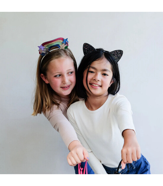 Mimi & Lula Taç // Spooky Glitter Cat