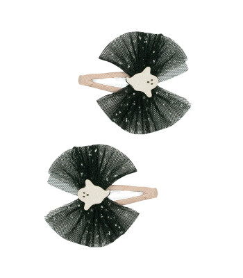 Mimi & Lula Saç Toka Set (2 Adet) // Ghoulish Ghost Tulle