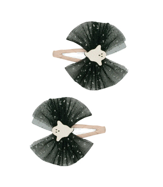 Mimi & Lula Saç Toka Set (2 Adet) // Ghoulish Ghost Tulle