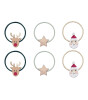 Mimi & Lula Lastik Saç Toka Set (6 Adet) // Santa & Rudolph