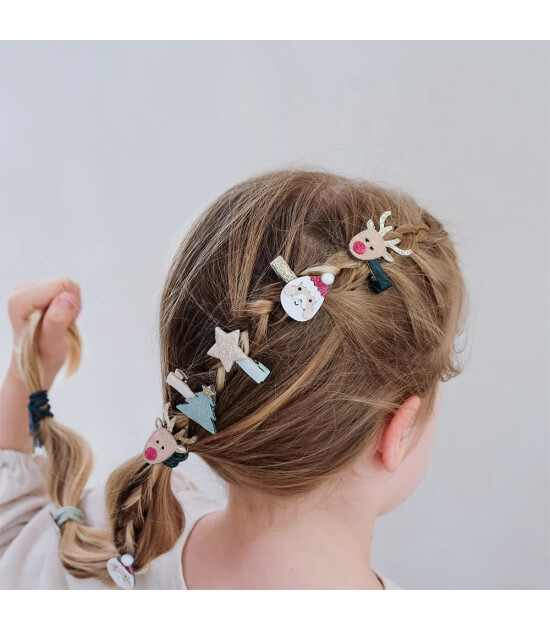 Mimi & Lula Mini Toka Set (8 Adet) // Santa & Rudolph