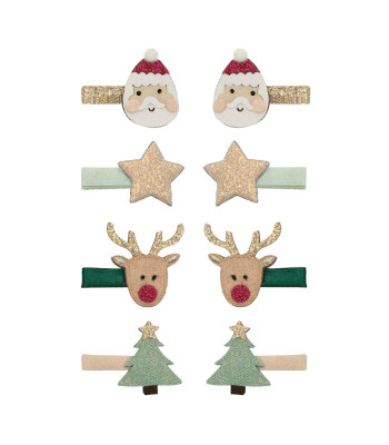 Mimi & Lula Mini Toka Set (8 Adet) // Santa & Rudolph