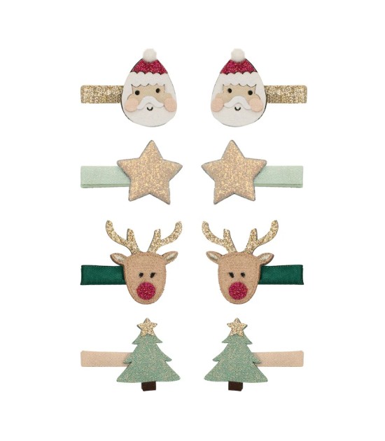 Mimi & Lula Mini Toka Set (8 Adet) // Santa & Rudolph