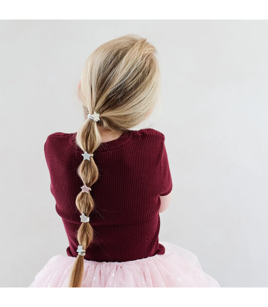 Mimi & Lula Lastik Saç Toka Set (8 Adet) // Sparkle Star