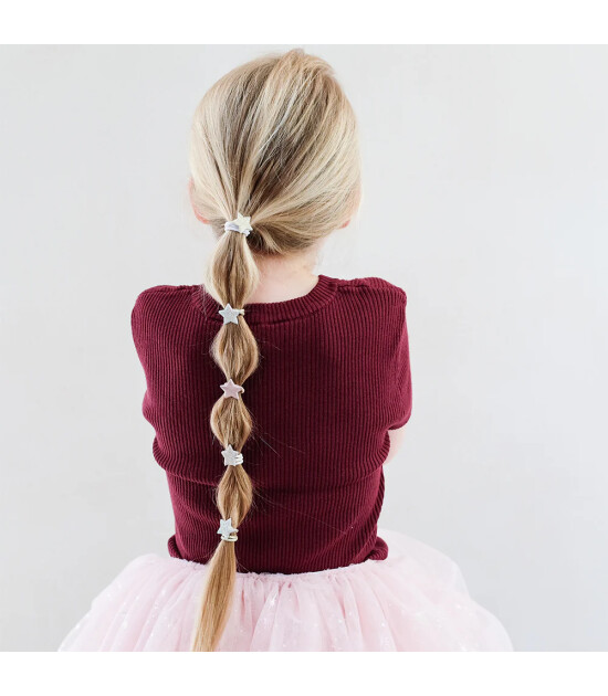 Mimi & Lula Lastik Saç Toka Set (8 Adet) // Sparkle Star