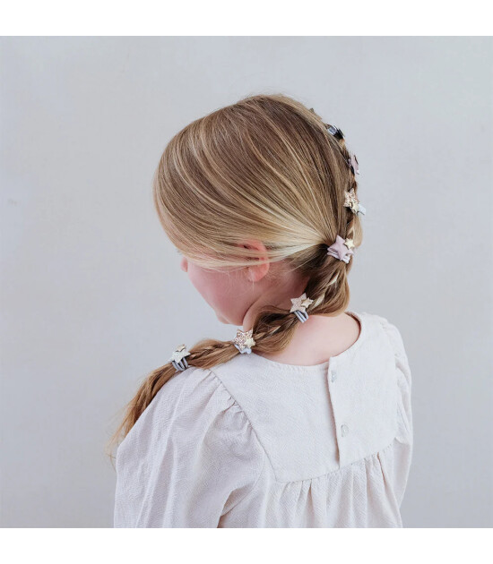 Mimi & Lula Lastik Saç Toka Set (8 Adet) // Sparkle Star