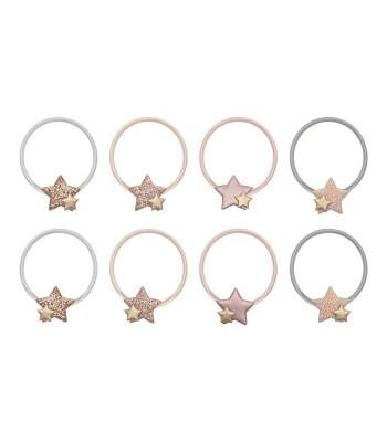 Mimi & Lula Lastik Saç Toka Set (8 Adet) // Sparkle Star