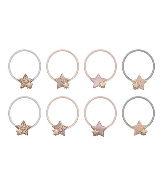Mimi & Lula Lastik Saç Toka Set (8 Adet) // Sparkle Star