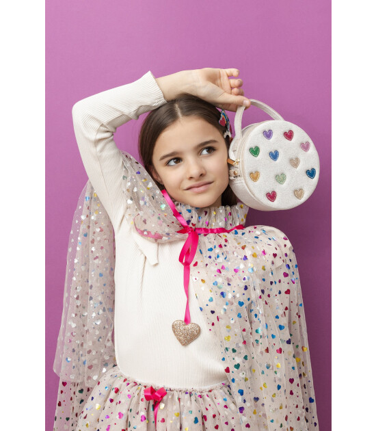 Mimi & Lula Çocuk Çanta // Jazzy Hearts Velvet