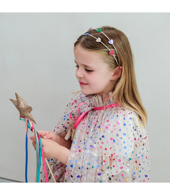 Mimi & Lula Çocuk Pelerin // Rainbow Hearts