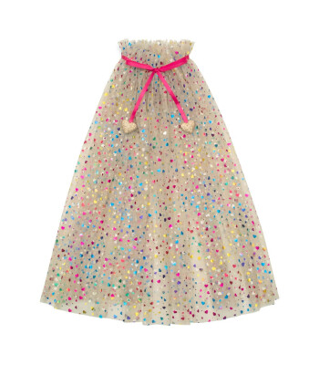 Mimi & Lula Çocuk Pelerin // Rainbow Hearts