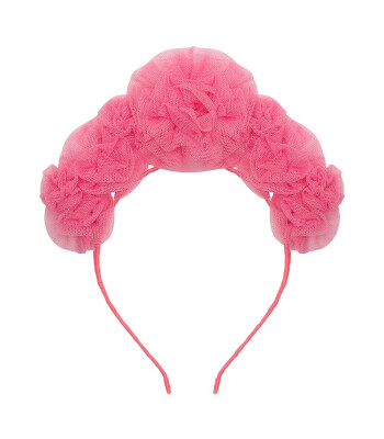 Mimi & Lula Taç // Pink Ruffle Flower