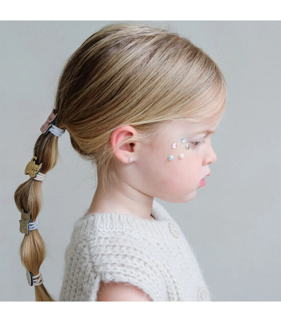 Mimi & Lula Pink Gem & Pearl Sticker Küpe