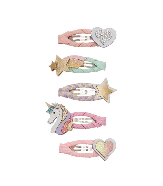 Mimi & Lula Sa&ccedil; Toka Set (5 Adet) // Dreamy Unicorn Mini