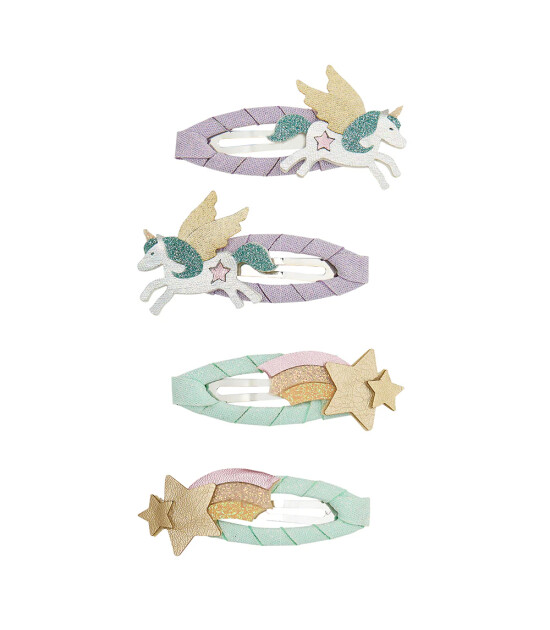 Mimi & Lula Sa&ccedil; Toka Set (4 Adet) // My Little Unicorn