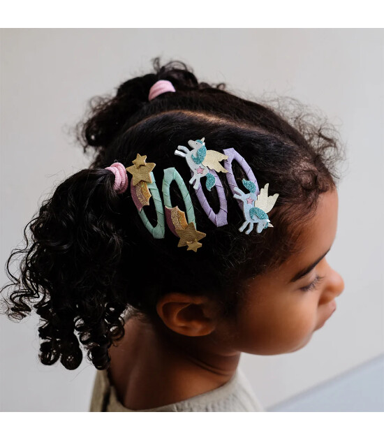 Mimi & Lula Sa&ccedil; Toka Set (4 Adet) // My Little Unicorn